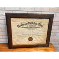 Vintage School of Ophthalmology Otology Certificate 1895 Chicago Eye Doctor Optometry