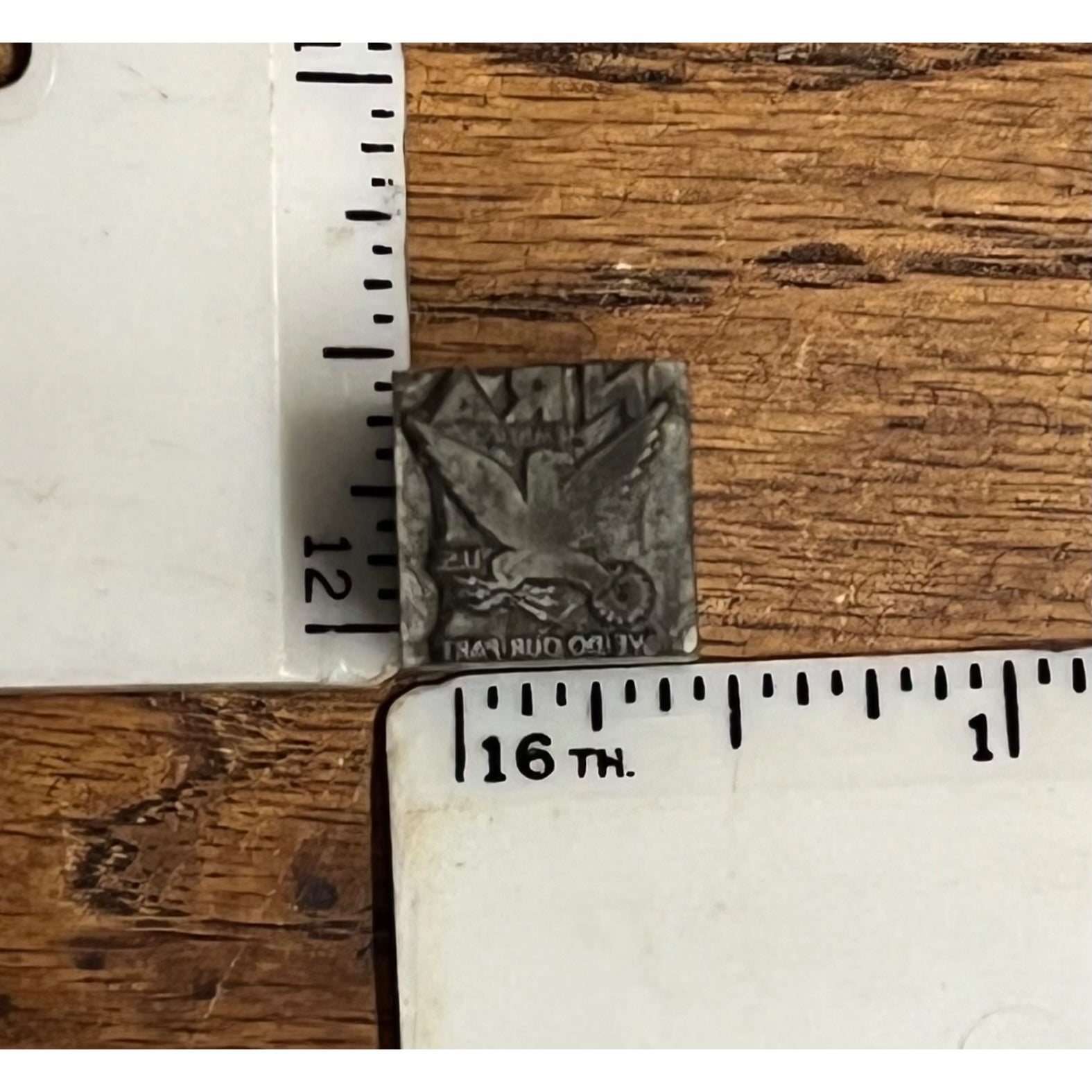 Vintage 1930s National Recovery Administration NRA Letterpress Printing Block