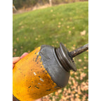 Antique HH Co Advertising Oil Can Oiler Farm Implement Hunt & Helm Harvard IL