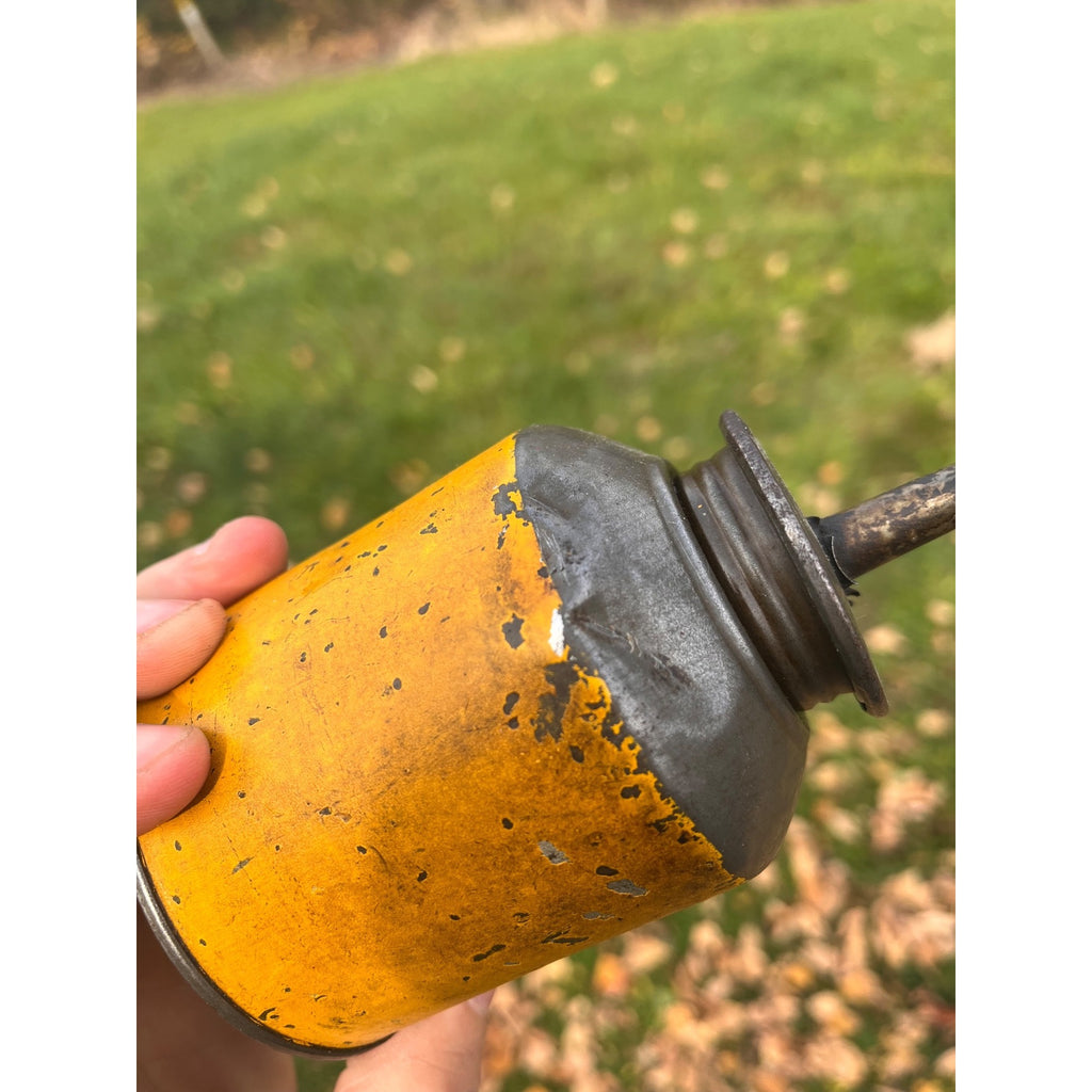 Antique HH Co Advertising Oil Can Oiler Farm Implement Hunt & Helm Harvard IL