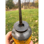 Antique HH Co Advertising Oil Can Oiler Farm Implement Hunt & Helm Harvard IL