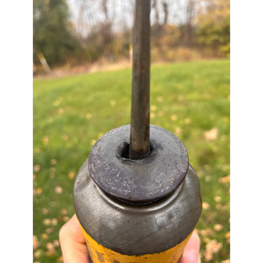Antique HH Co Advertising Oil Can Oiler Farm Implement Hunt & Helm Harvard IL
