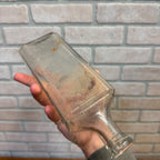 1900s Antique Martin Titus Druggist Bottle Edgerton, Wis 9" Embossed
