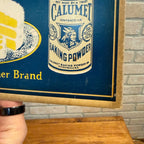 1930s Calumet Baking Powder Butter Eggs Kitchen Decor Sign
