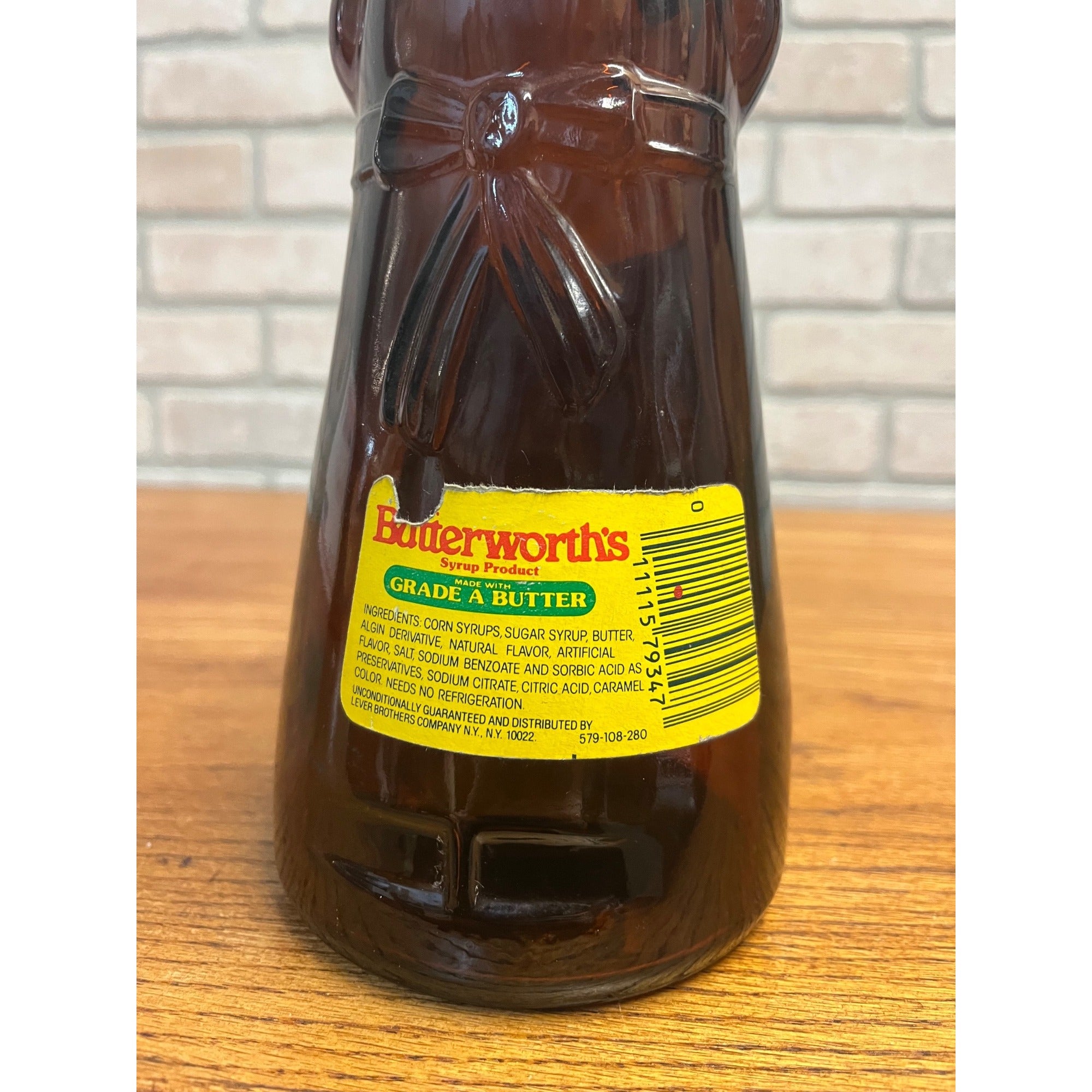 Mrs Butterworth Syrup Bottle Mid Century Kitchen Decor  36oz