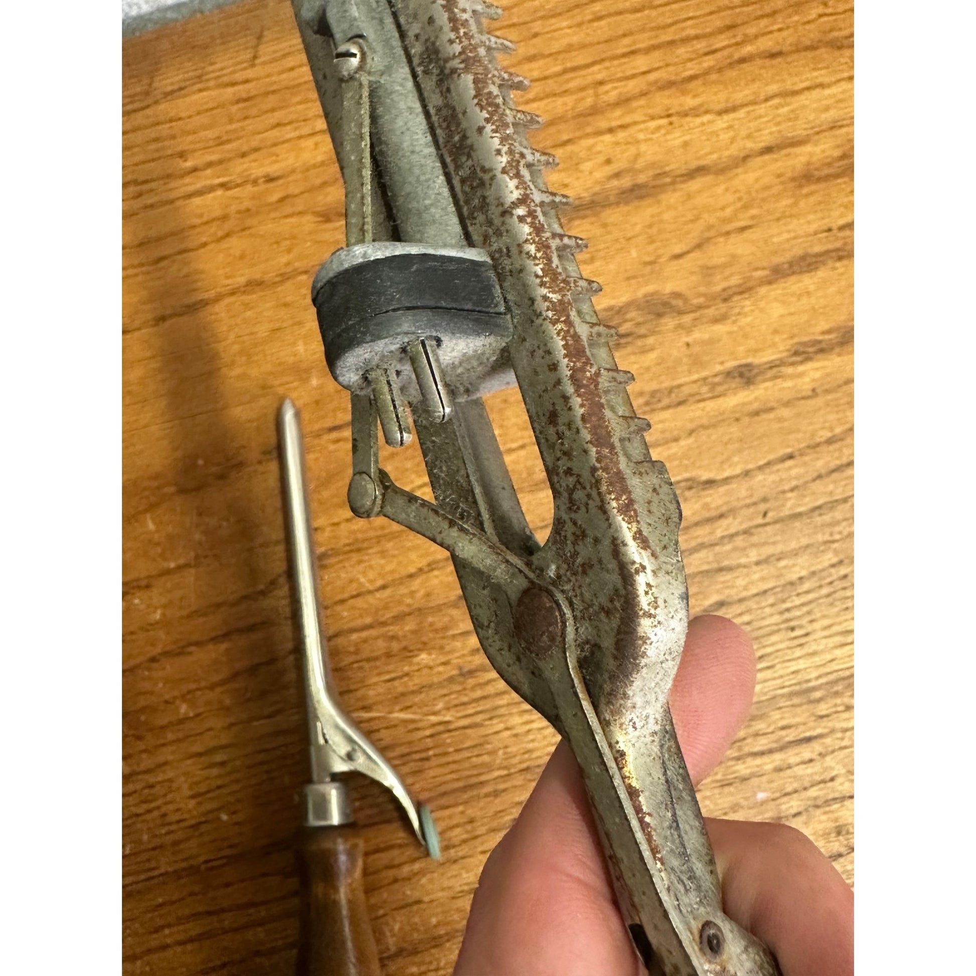 Vintage Subpedo Marcel Waver Le Bijou Curling Iron + Electric Wood Handle Iron