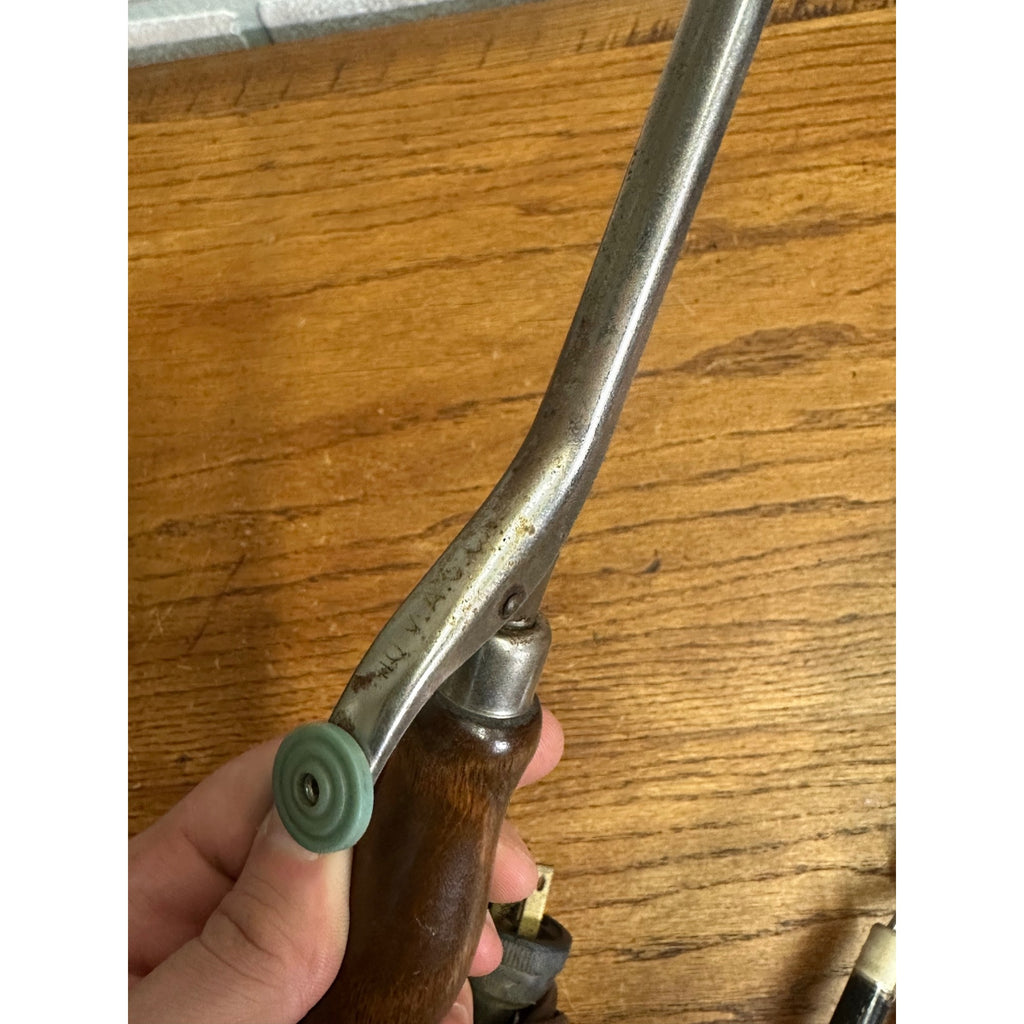 Vintage Subpedo Marcel Waver Le Bijou Curling Iron + Electric Wood Handle Iron