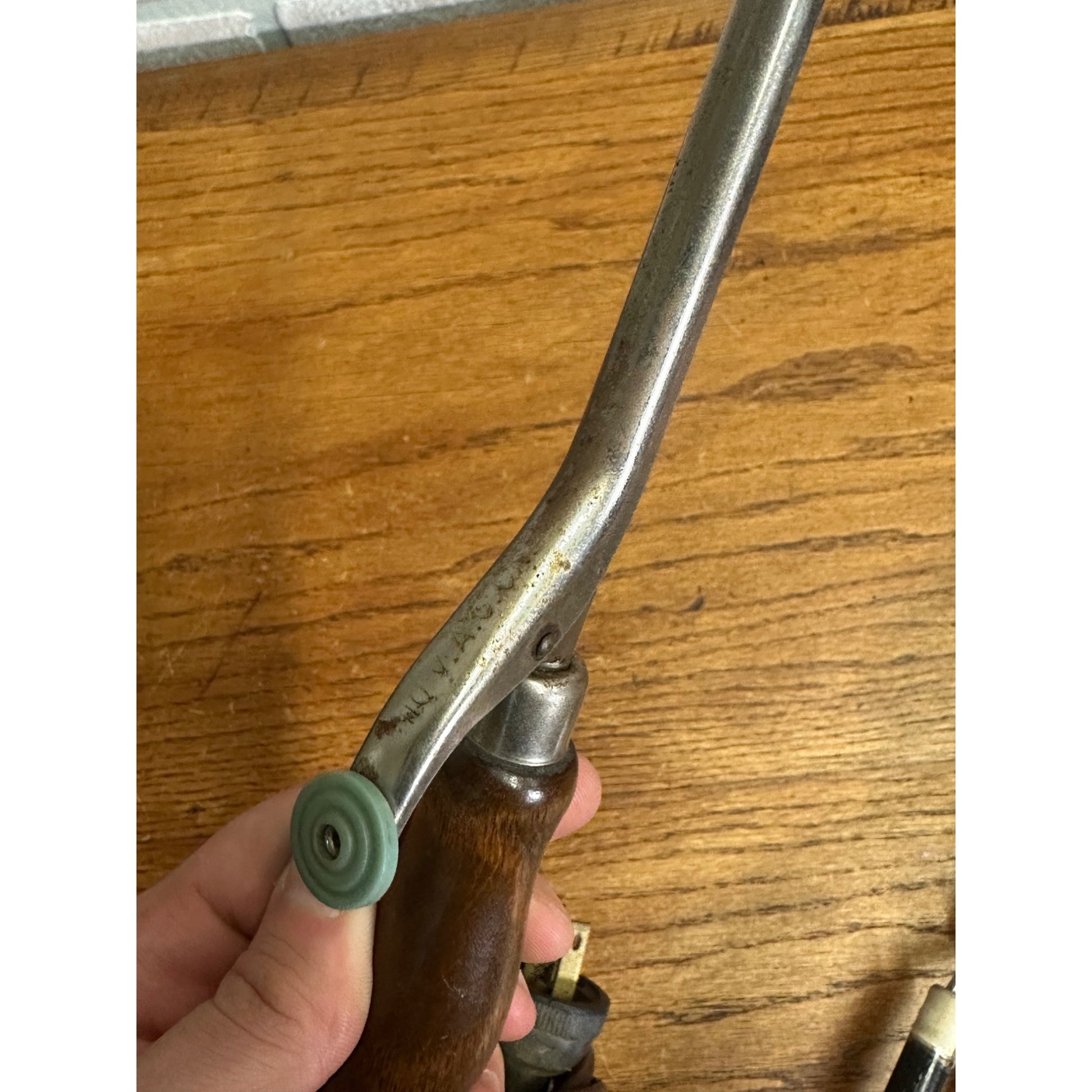 Vintage Subpedo Marcel Waver Le Bijou Curling Iron + Electric Wood Handle Iron