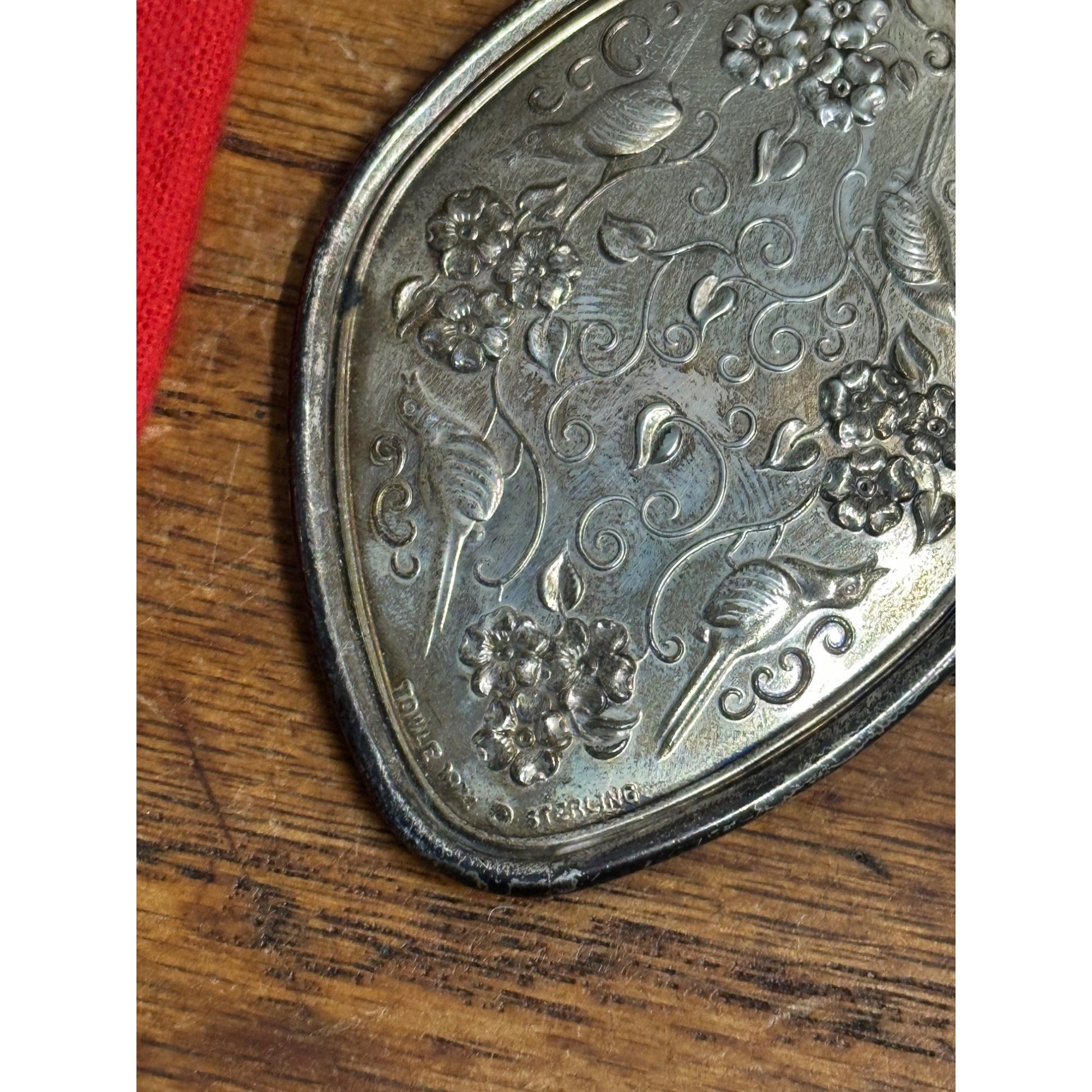 TOWLE Sterling Silver 12 Days of Christmas Ornament 1974 FOUR BIRDS A CALLING