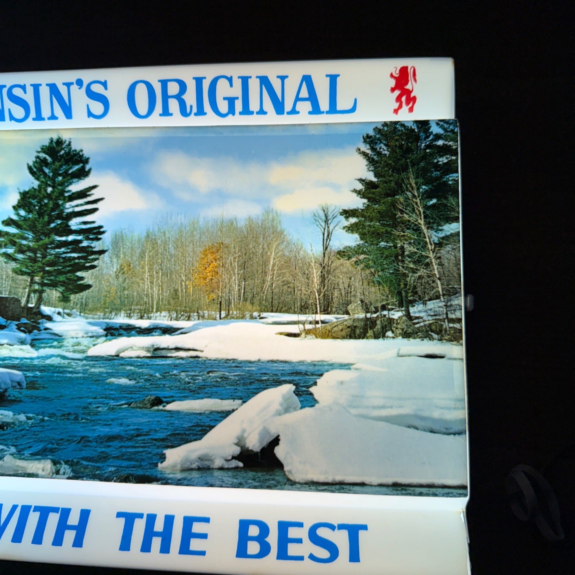 Vintage Kingsbury Lighted Beer Sign La Crosse Wisconsin Rare