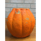 Vintage Halloween Large 8" Paper Mache Jack O Lantern JOL - As-Is