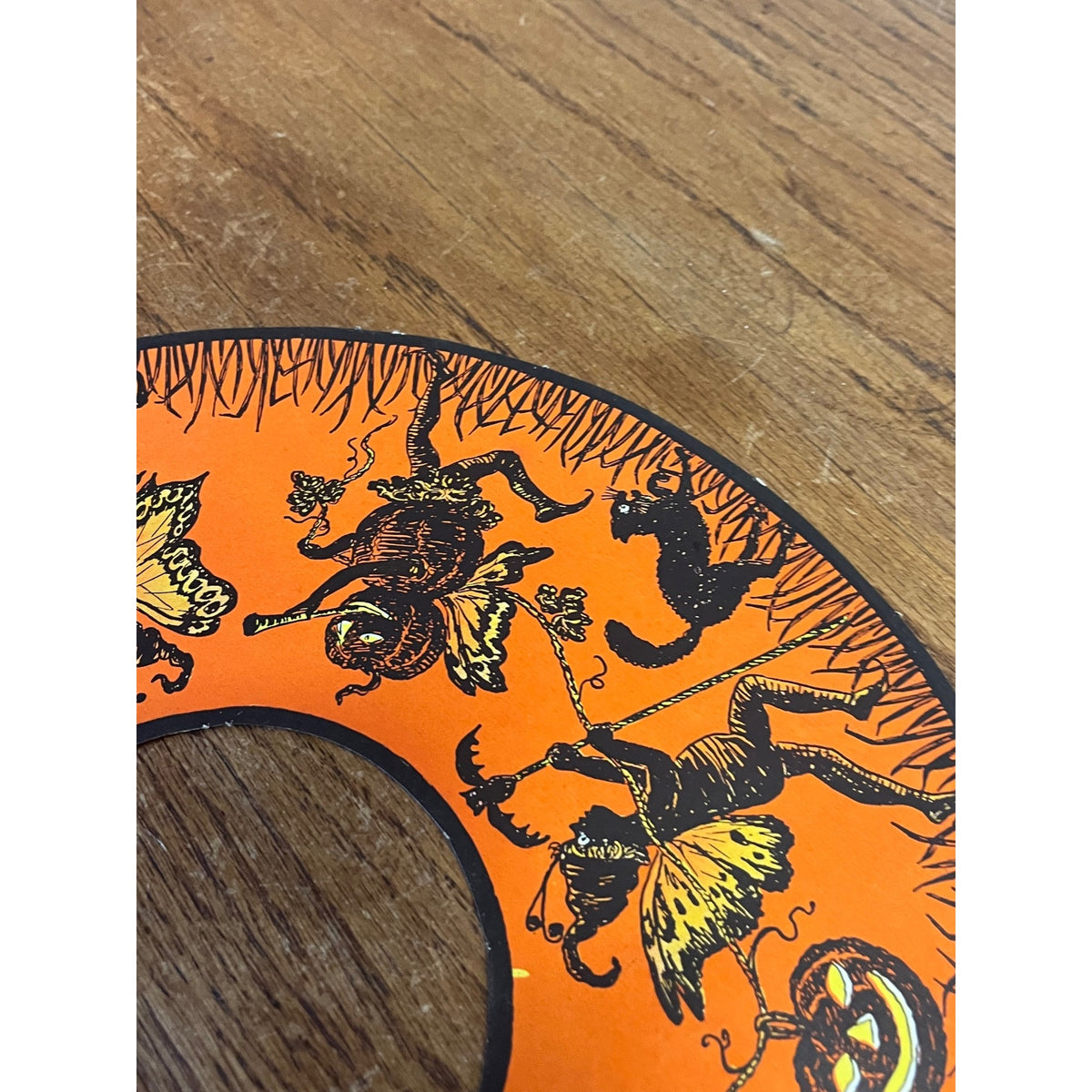 Vintage Halloween Beistle Party Lamp Shade Pixie 1923 - Mint Unused Condition