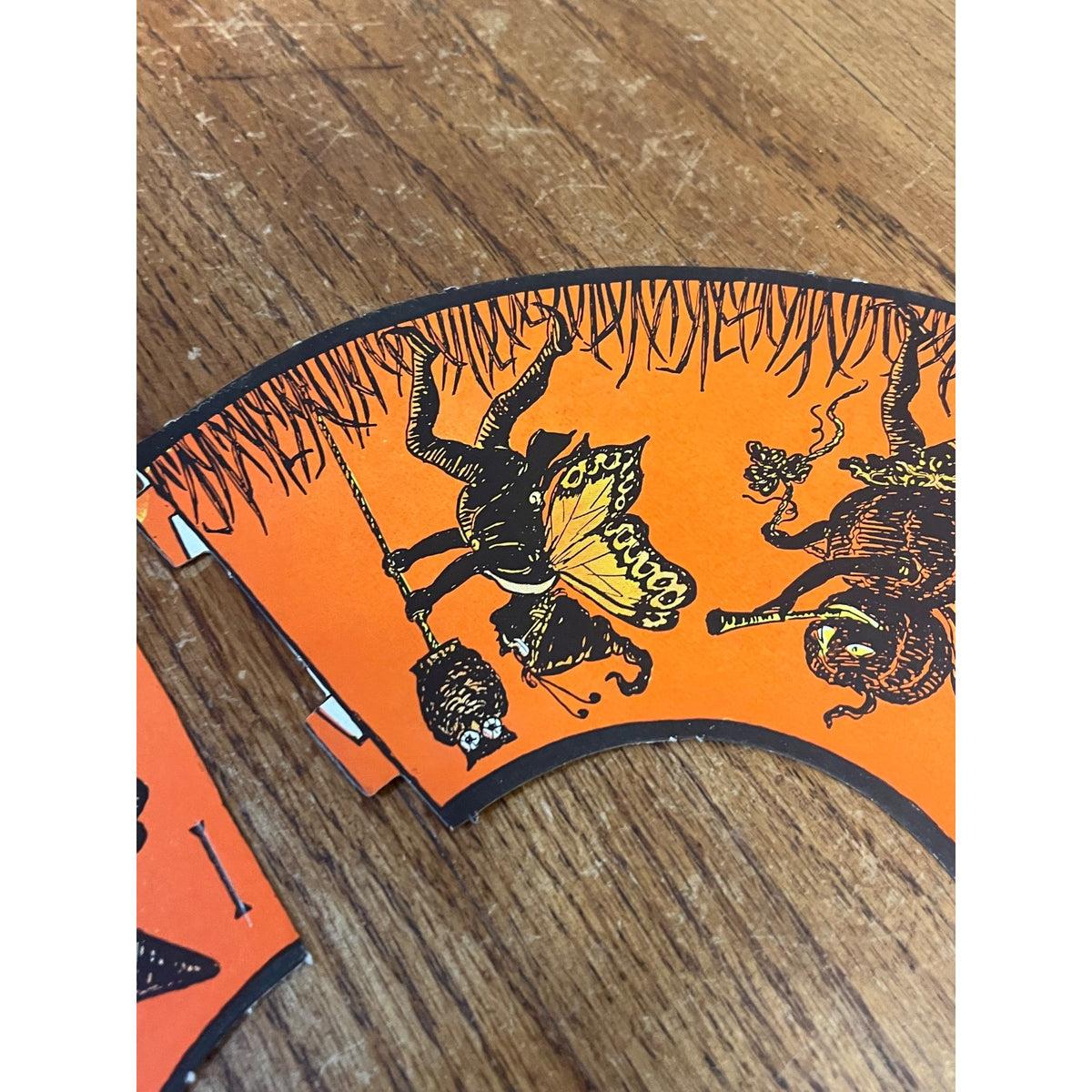 Vintage Halloween Beistle Party Lamp Shade Pixie 1923 - Mint Unused Condition