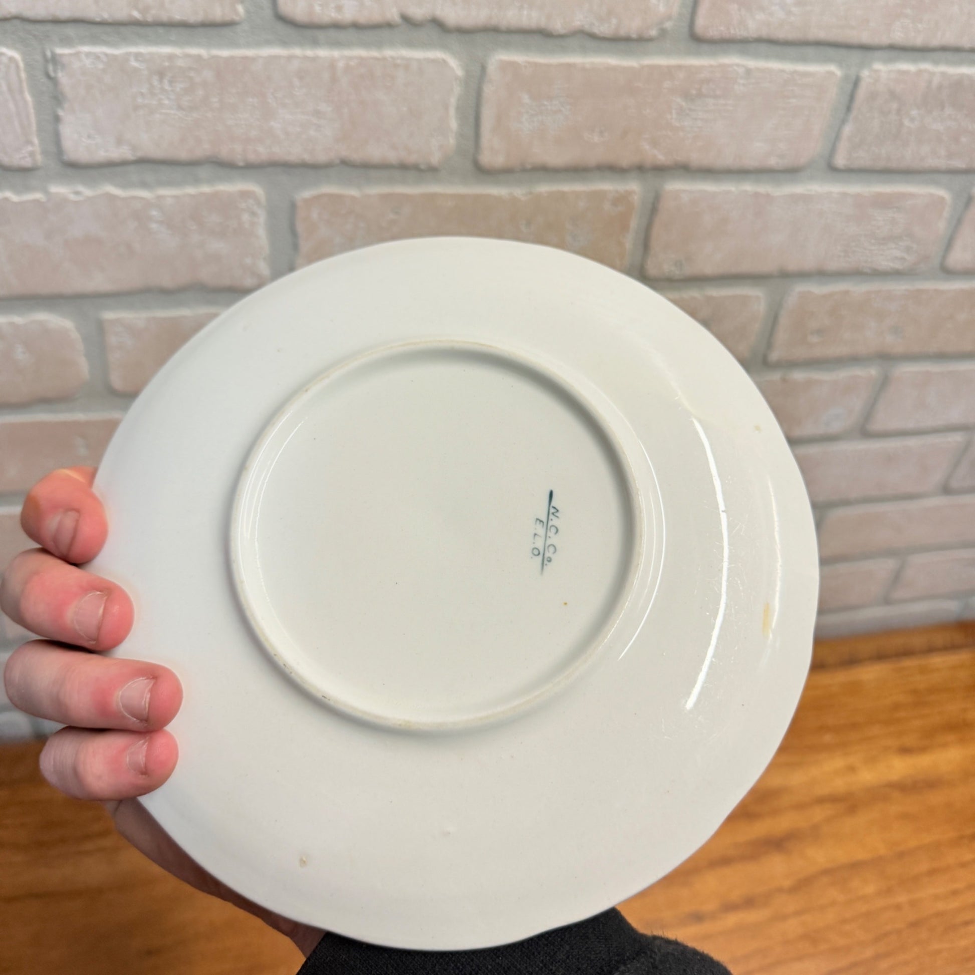 Vintage Advertising Calendar Plate 1908 Westgor & Wieding Wittenberg, WI