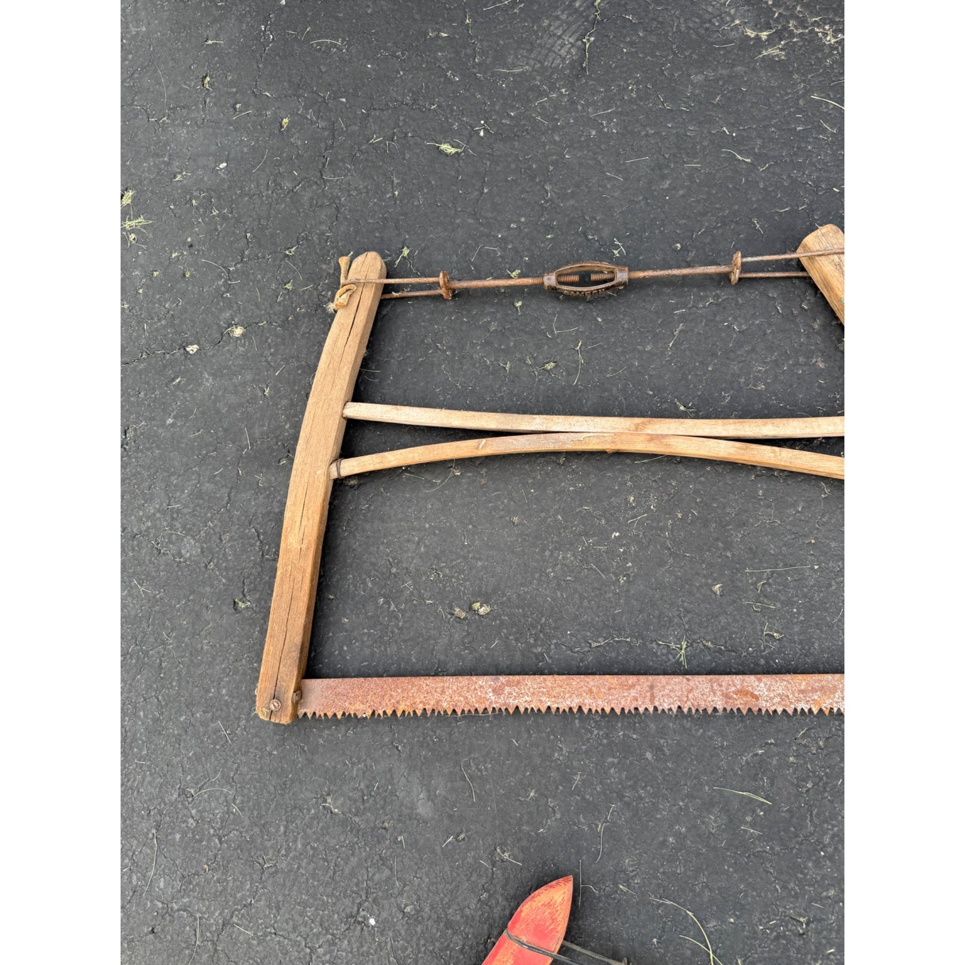Lot of 4 Antique Vintage Crosscut Logging Buck Saws Rustic Cabin Decor Disston