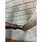 Antique Primitive 19th c. Food Chopper Kitchen Tool w/ Wood Handles Farm Rustic