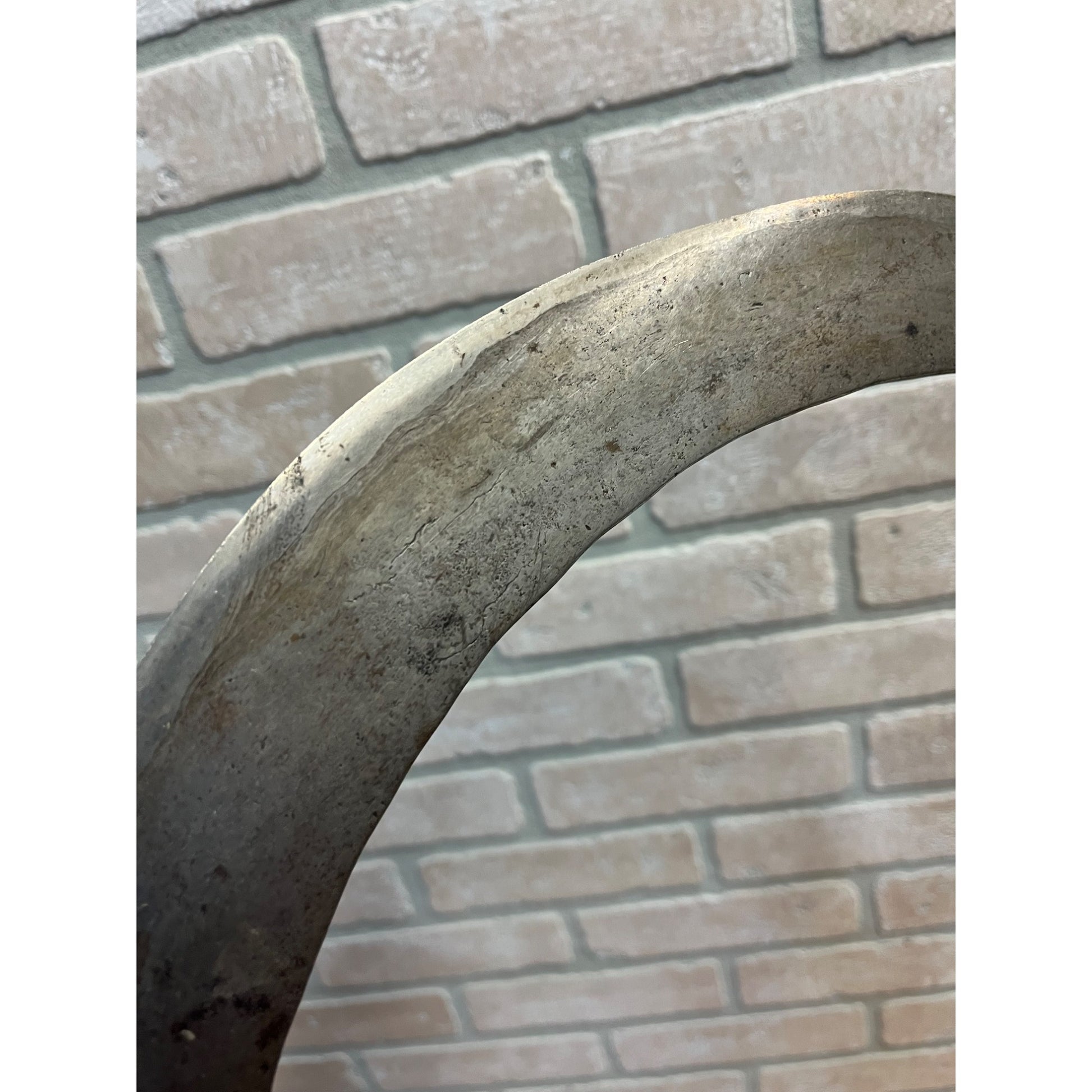 Antique Primitive 19th c. Food Chopper Kitchen Tool w/ Wood Handles Farm Rustic