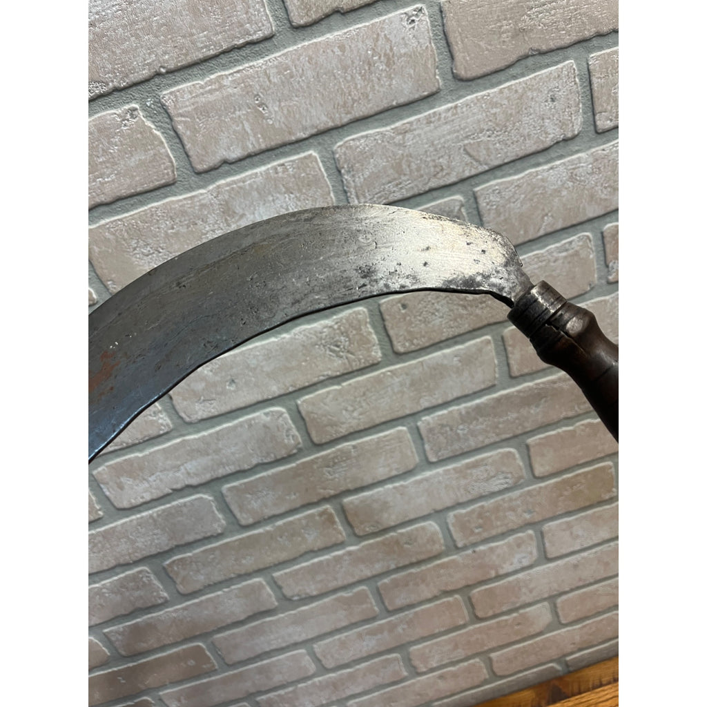 Antique Primitive 19th c. Food Chopper Kitchen Tool w/ Wood Handles Farm Rustic