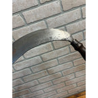 Antique Primitive 19th c. Food Chopper Kitchen Tool w/ Wood Handles Farm Rustic