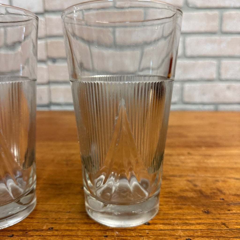 1930’s-50’s PIX VICTORY Soda Fountain Malt Glasses Set of 2 Scarce