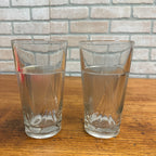 1930’s-50’s PIX VICTORY Soda Fountain Malt Glasses Set of 2 Scarce