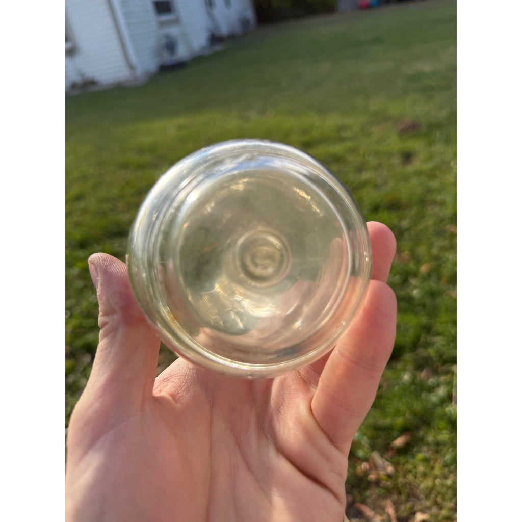 RARE Vintage Jac. Nehrbass West Bend, Wisconsin Pint Glass Milk Bottle Dairy