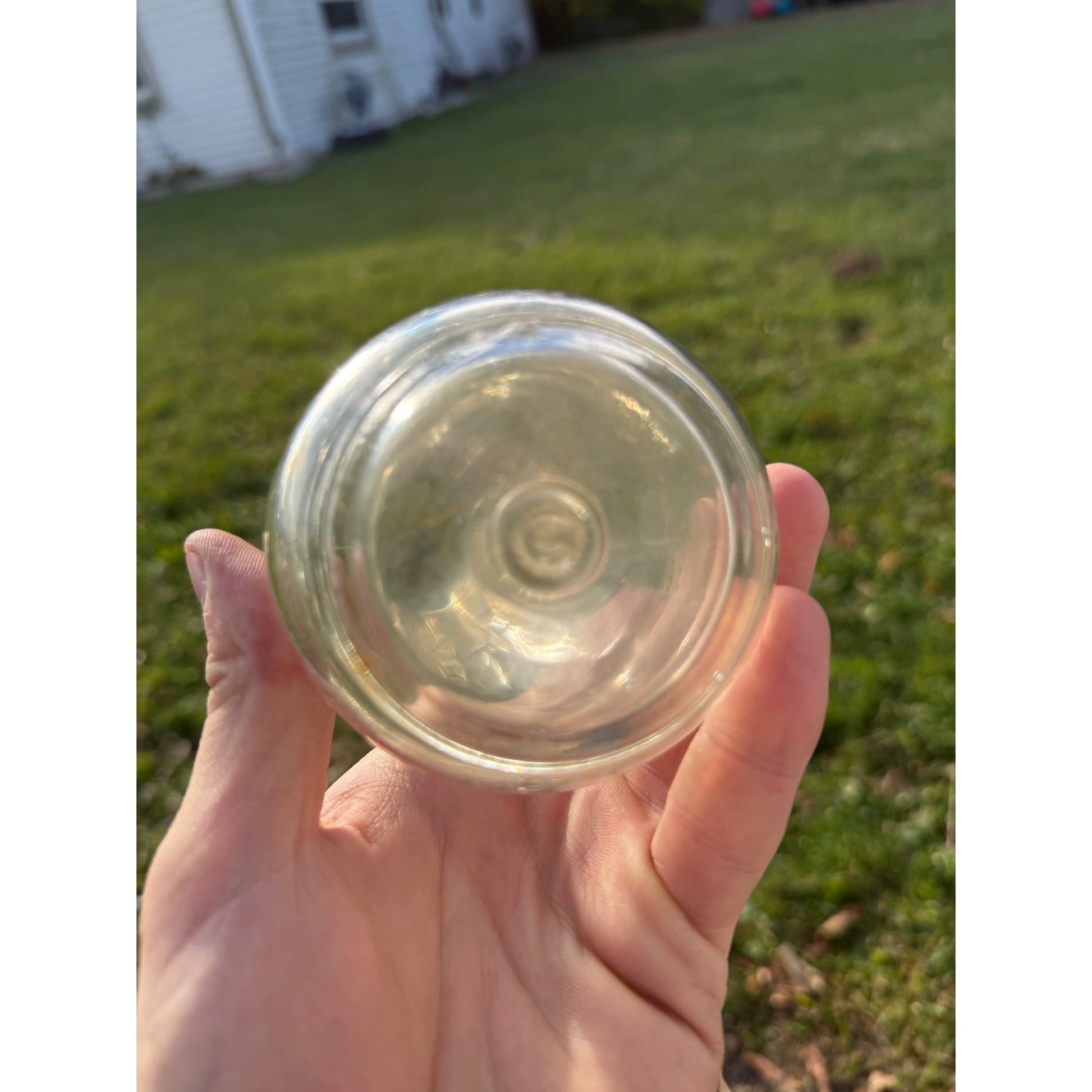 RARE Vintage Jac. Nehrbass West Bend, Wisconsin Pint Glass Milk Bottle Dairy