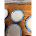 Vintage MA Hadley Mid Century American Pottery Saucers Plates Lot of 8 - 6" Dia