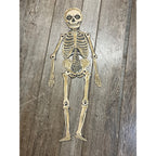 Vintage 1920s Halloween German Diecut Jointed Skeleton Antique