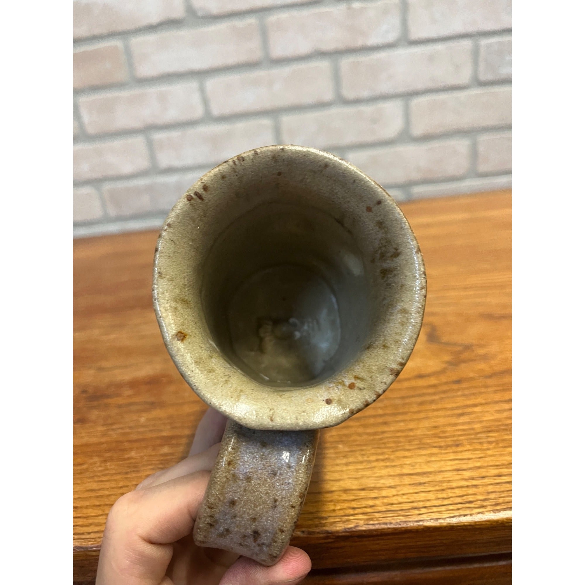 Vintage Ugly Face Art Pottery Mug Coffee Cup Mug Tea Retro Pottery 1980s