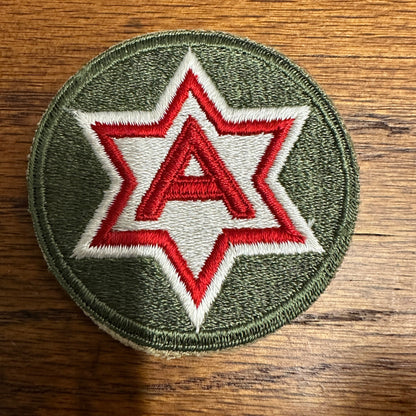 Vintage WWII US Army 6th Army Class A 6-Pointed Star WW2 3" Diameter