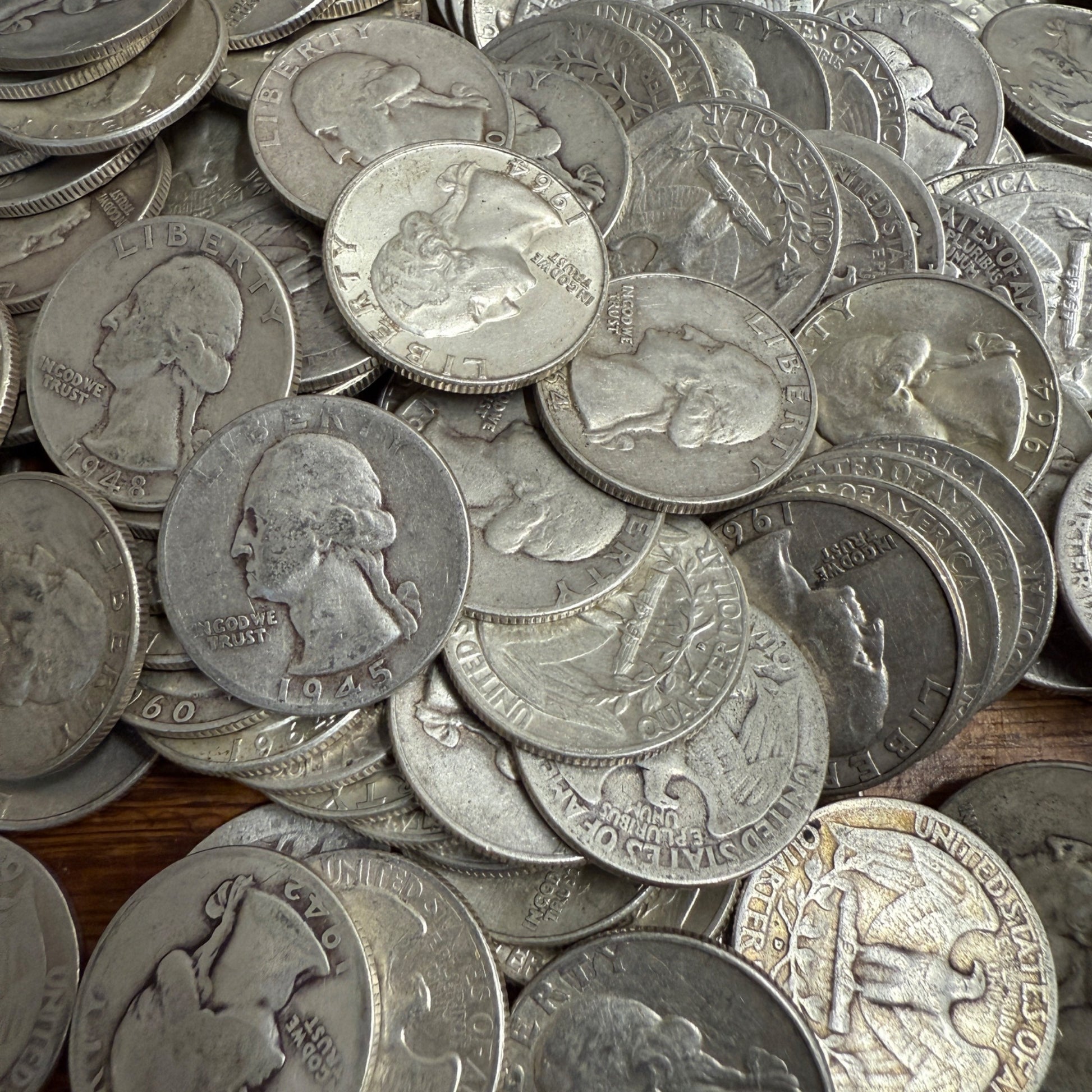 Silver Washington Quarters 1932-1964 90% Silver Random Selection Coin