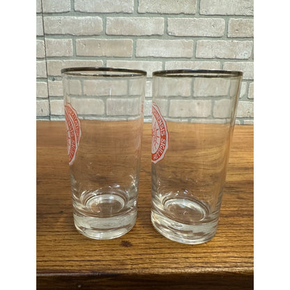 Vintage 1960s University of Wisconsin Badgers Alumni Glasses Numen Lumen Seal