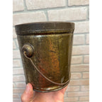 Vintage Weisbrod Cash Market Lard Tin Pail Advertising Manawa WI Wisconsin