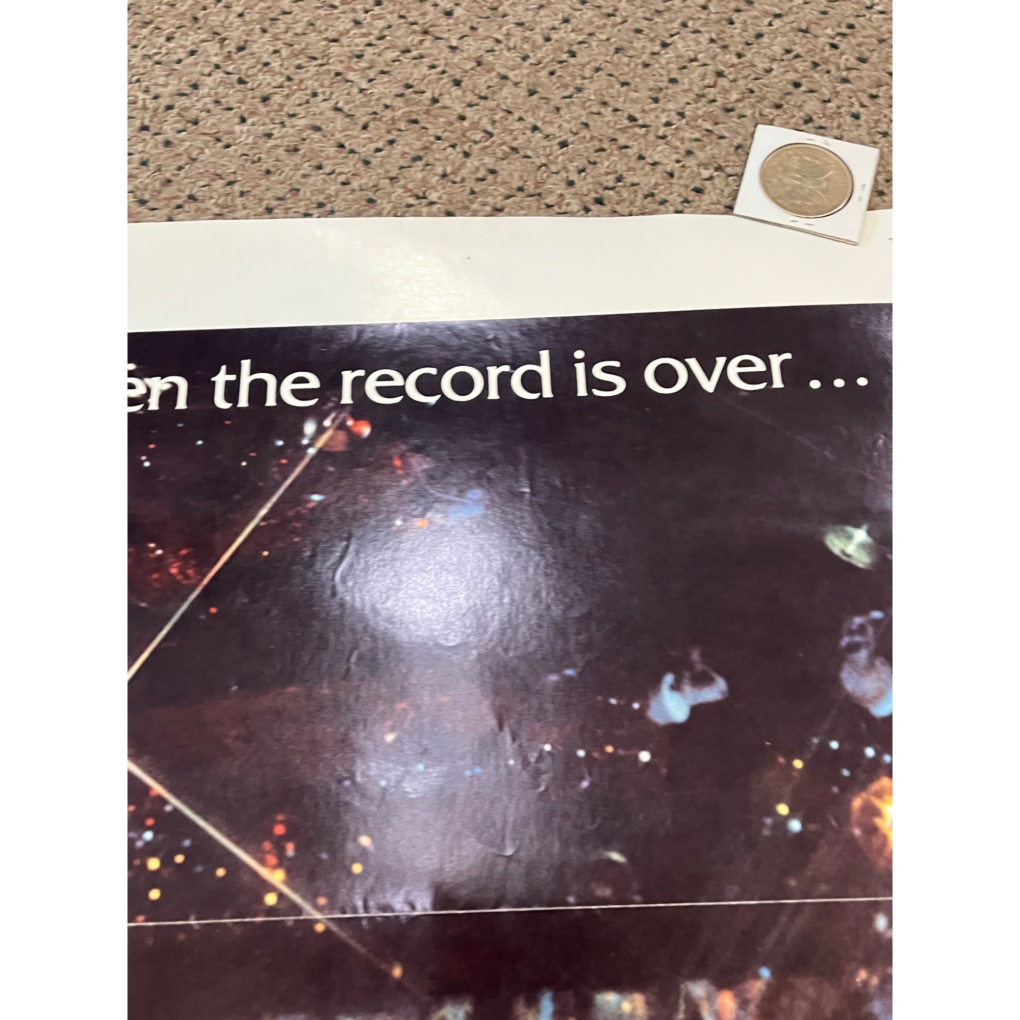 Vintage 1977 Saturday Night Fever Original Movie Poster 27x41 John Travolta