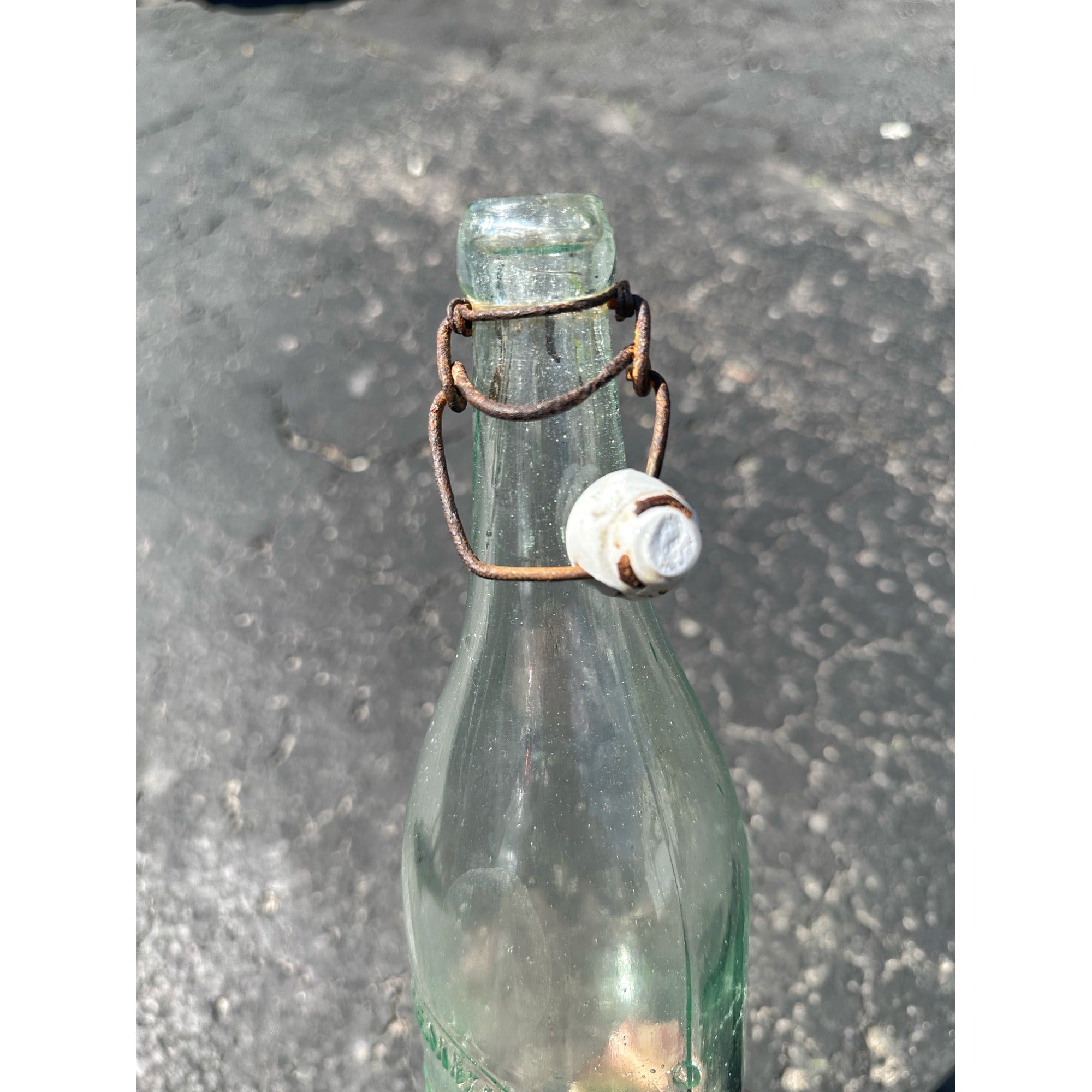 SCARCE Pre-Pro 1890s Mrs A Remmlinger Iron Mountain Mich. UP Saloon Beer Bottle