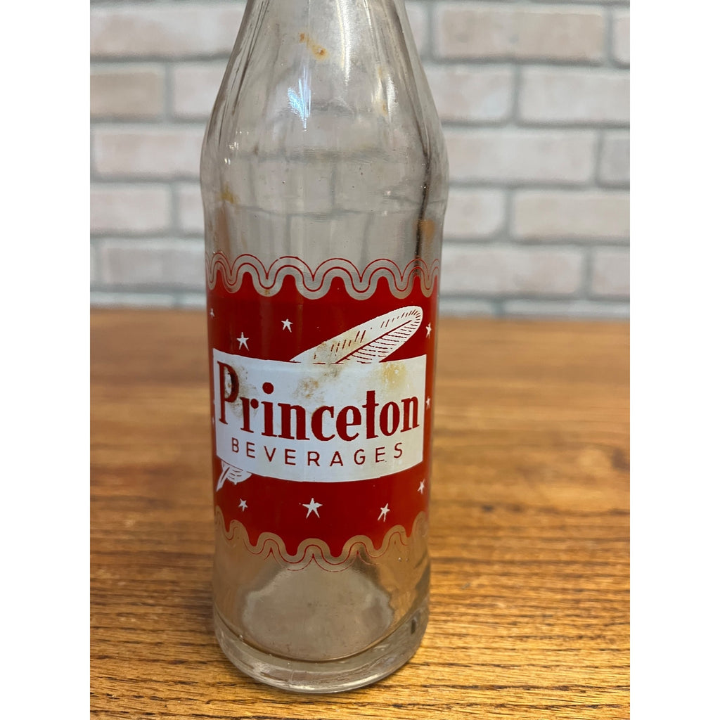 RARE Princeton Beverages Wi ACL Soda Bottle Princeton Wisconsin Bottle Wis