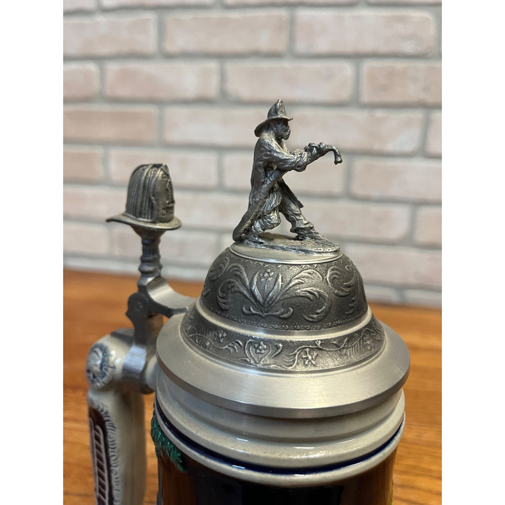 THEWALT Vintage German Firefighter Beer Stein Limited Edition Firefighting