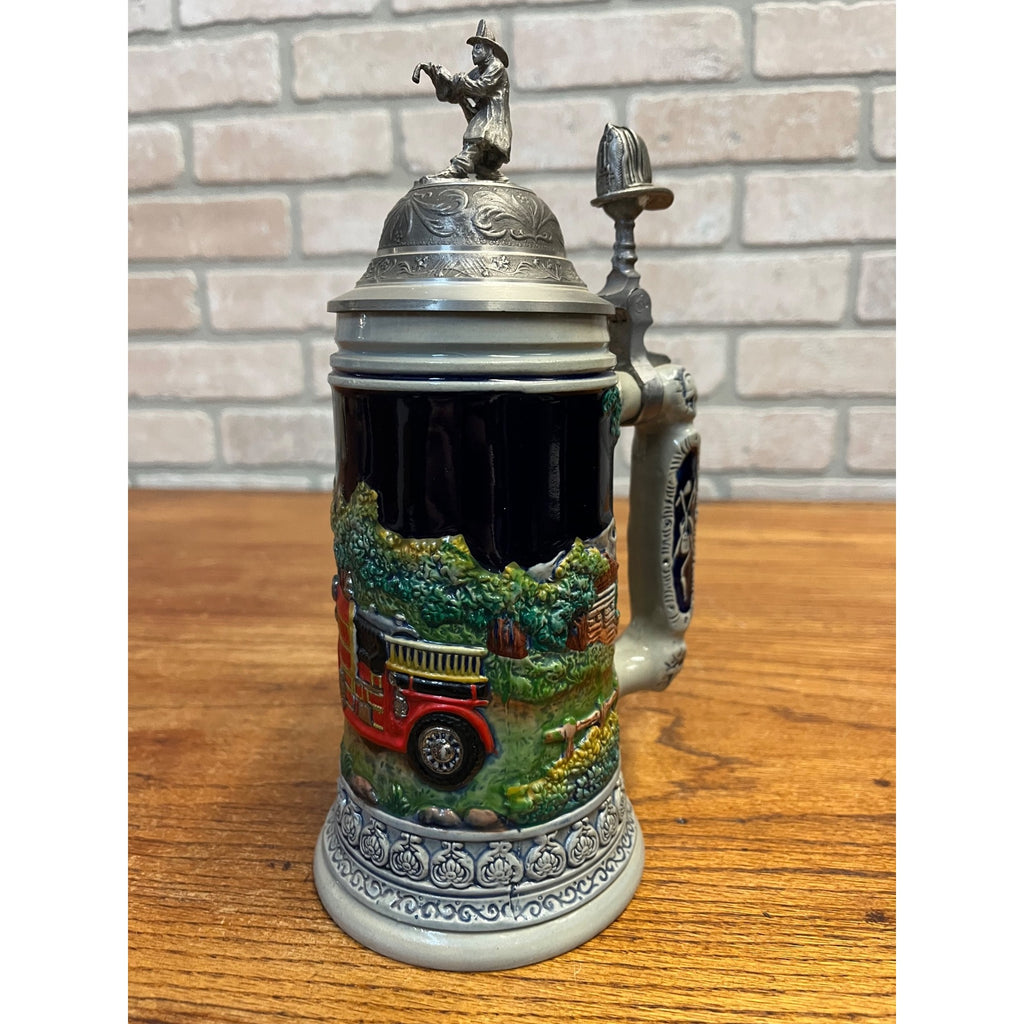 THEWALT Vintage German Firefighter Beer Stein Limited Edition Firefighting