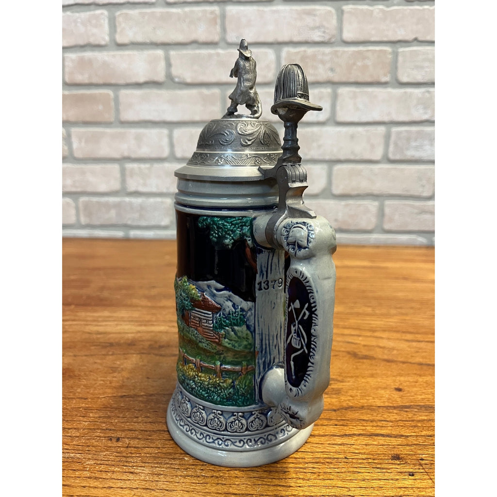THEWALT Vintage German Firefighter Beer Stein Limited Edition Firefighting
