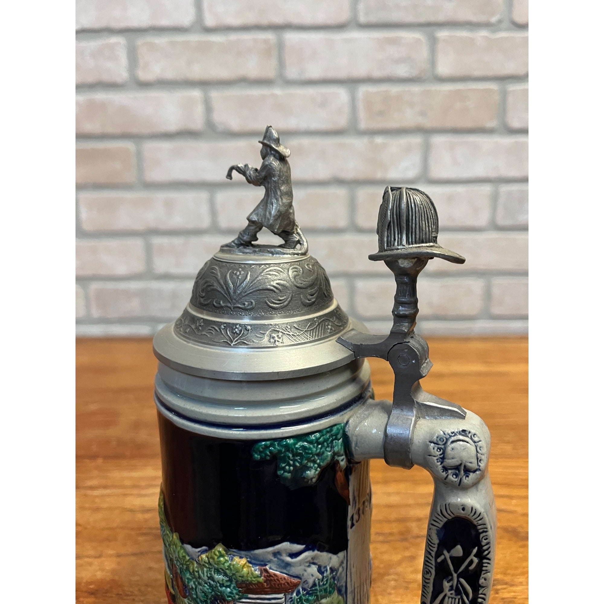 THEWALT Vintage German Firefighter Beer Stein Limited Edition Firefighting