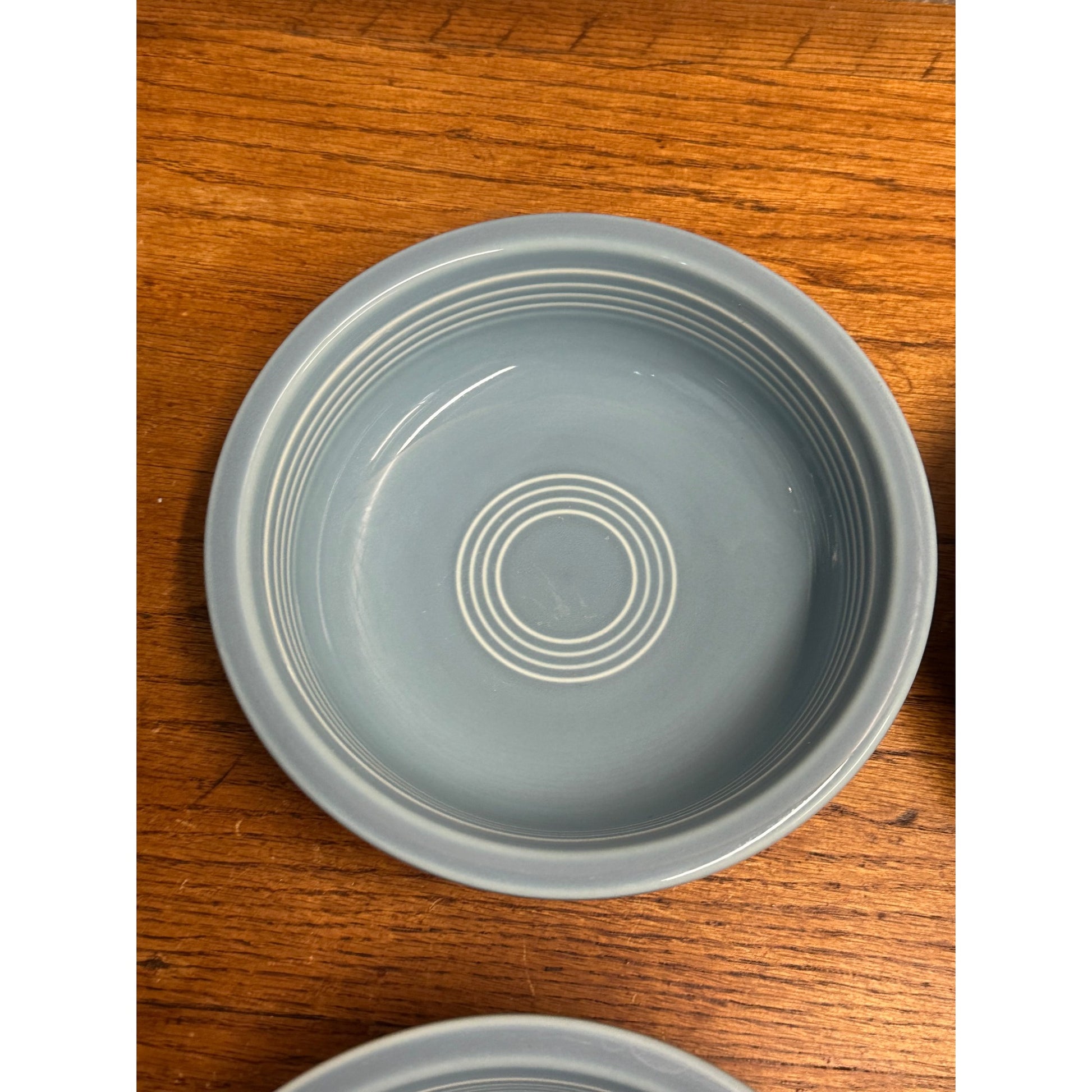 FIESTA Fiestaware SET 4 HLC Turquoise Medium Cereal Soup Bowl 7" USA