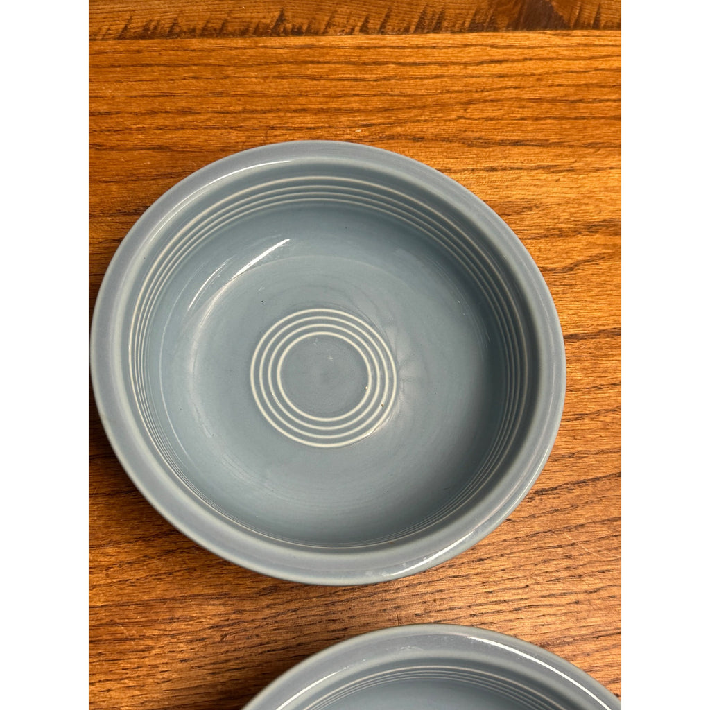 FIESTA Fiestaware SET 4 HLC Turquoise Medium Cereal Soup Bowl 7" USA