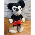 Vintage 1940s-50s Disney Mickey Mouse Stuffed Plush 19" Tall