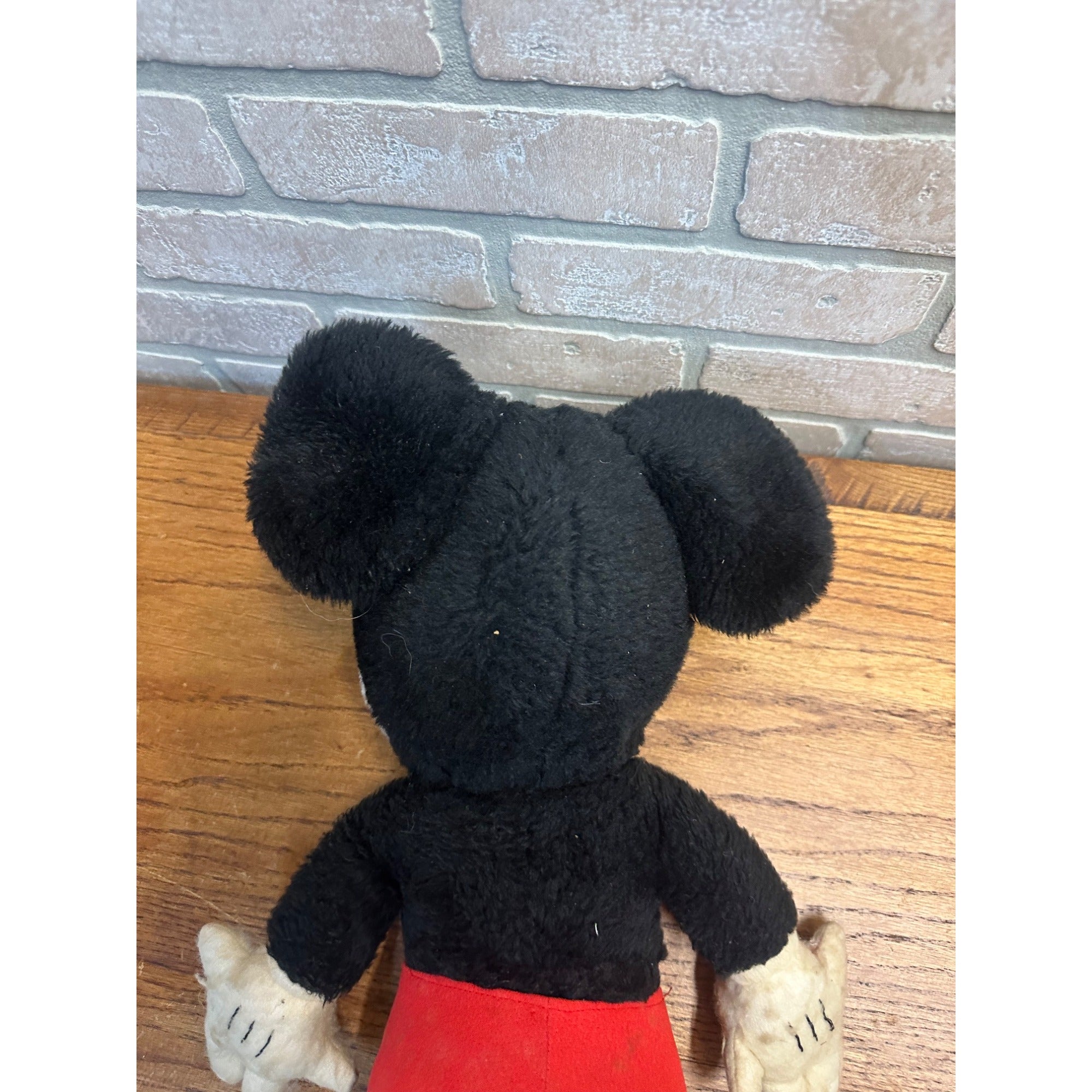 Vintage 1940s-50s Disney Mickey Mouse Stuffed Plush 19" Tall