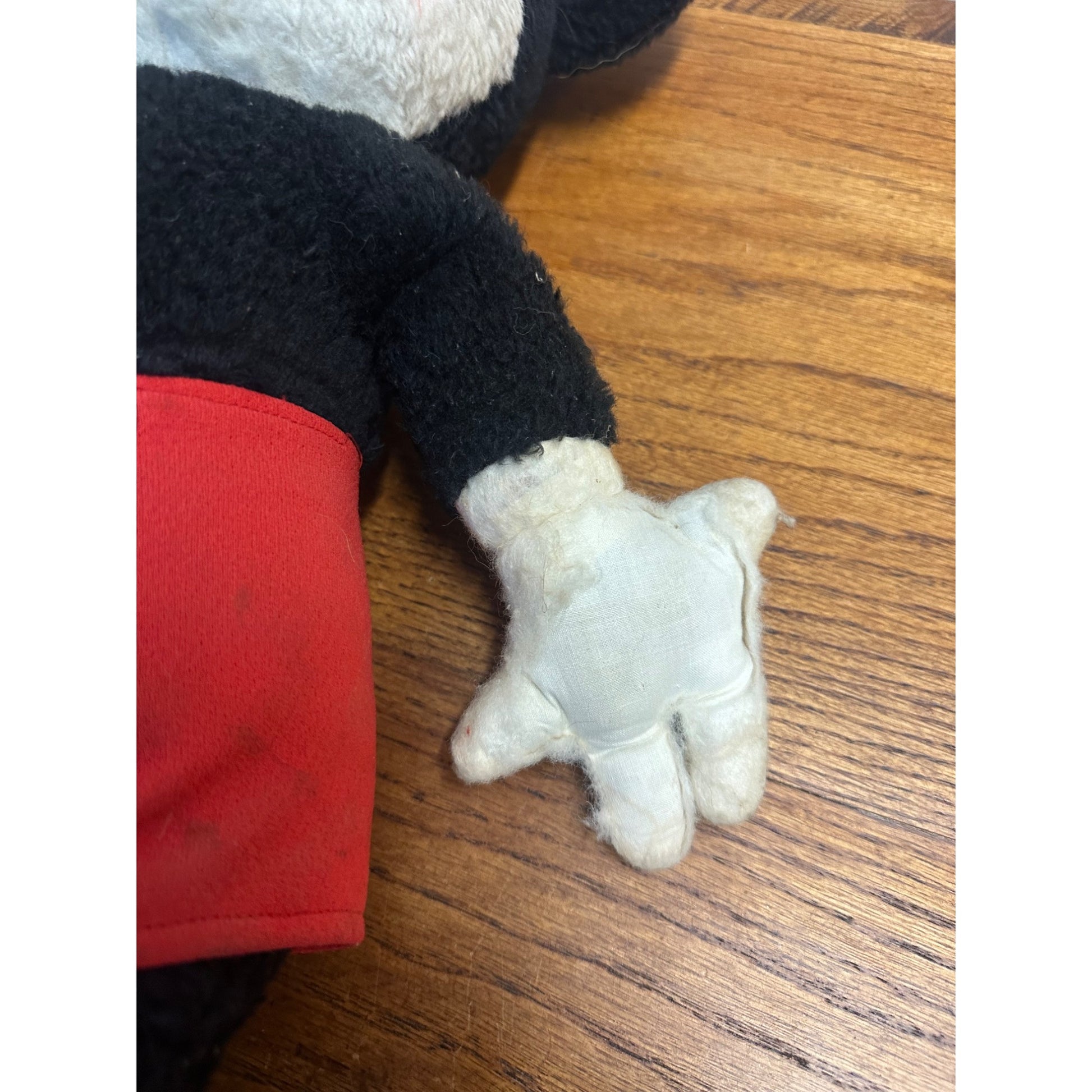 Vintage 1940s-50s Disney Mickey Mouse Stuffed Plush 19" Tall