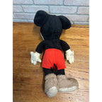Vintage 1940s-50s Disney Mickey Mouse Stuffed Plush 19" Tall