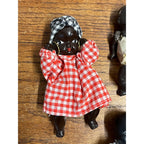 Vintage Black Americana 1900s Bisque Jointed Baby Dolls Lot (3)