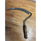 Antique Primitive Harvest Star marked Sickle Scythe Tool Early Wall Decor