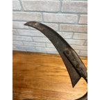 Antique Primitive Harvest Star marked Sickle Scythe Tool Early Wall Decor